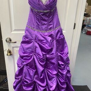 Elegant Purple Kids Dress